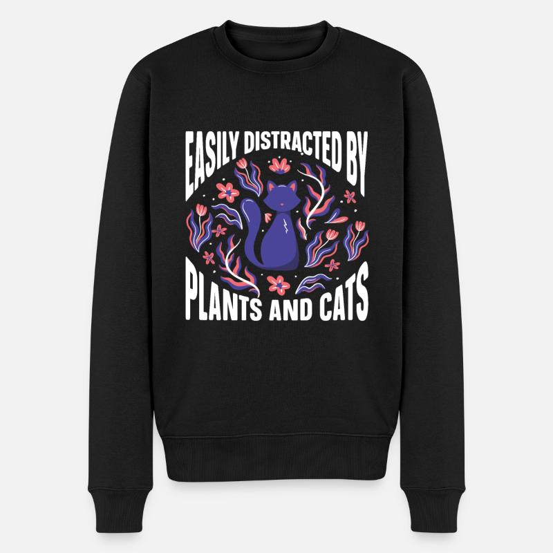 Plants Gardening Gardener - Männer Premium Bio Pullover - Schwarz