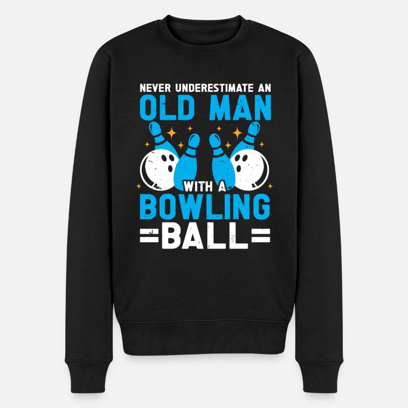 Boule de bowling Bowler - Pull Premium bio Homme - noir