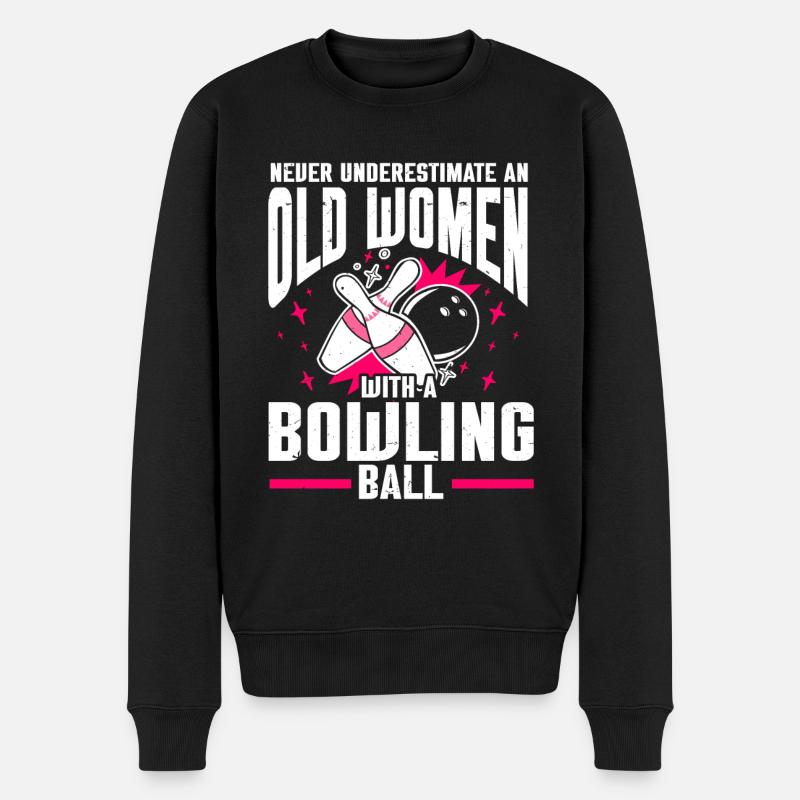 Boule de bowling Bowler - Pull Premium bio Homme - noir
