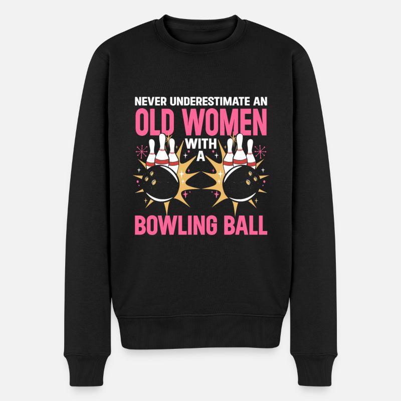 Boule de bowling Bowler - Pull Premium bio Homme - noir
