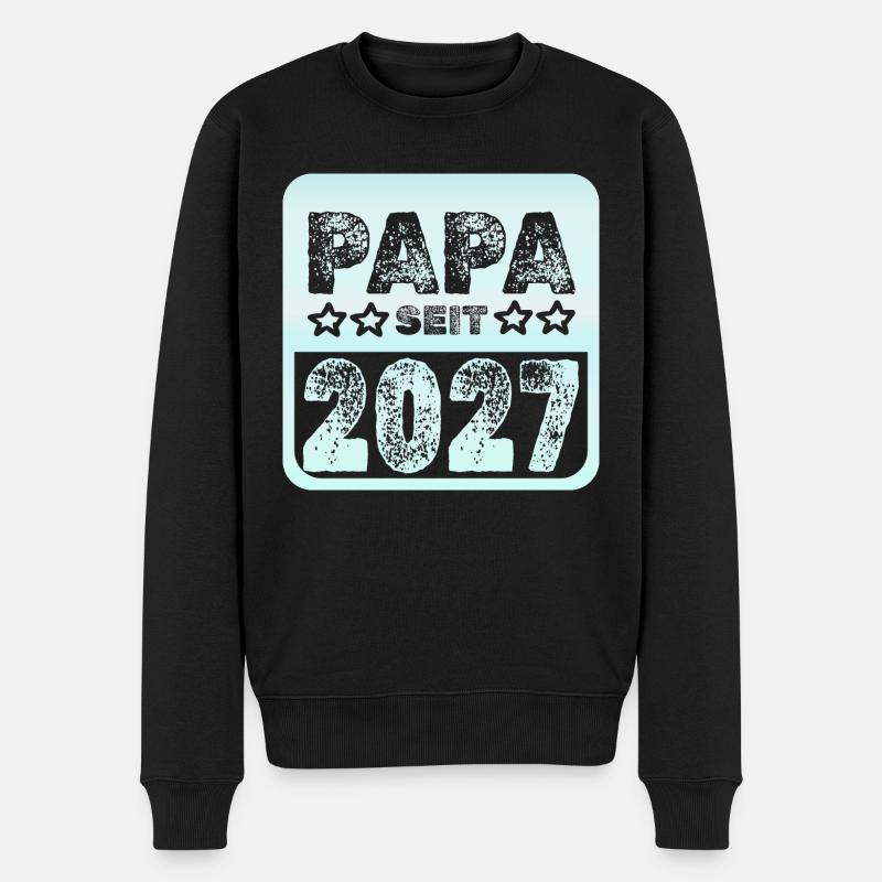 Papa 2027 - Pull Premium bio Homme - noir