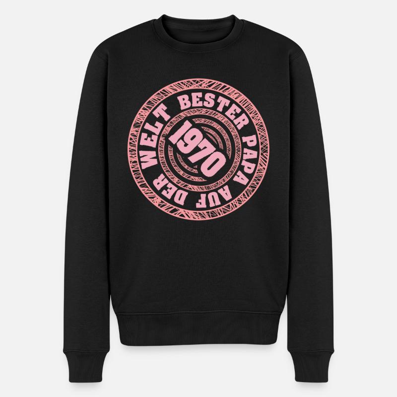 Papa 1970 - Pull Premium bio Homme - noir