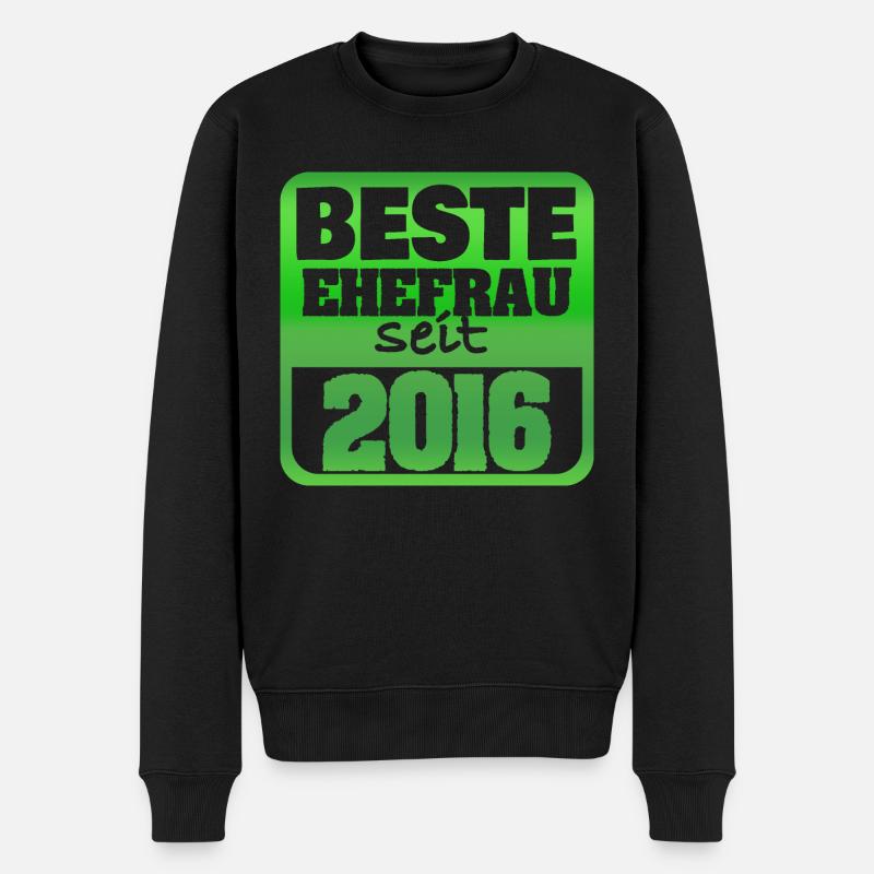 2016 - Männer Premium Bio Pullover - Schwarz
