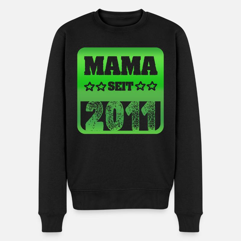 Mutter 2011 - Männer Premium Bio Pullover - Schwarz