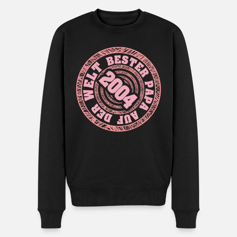 Papa 2004 - Männer Premium Bio Pullover - Schwarz