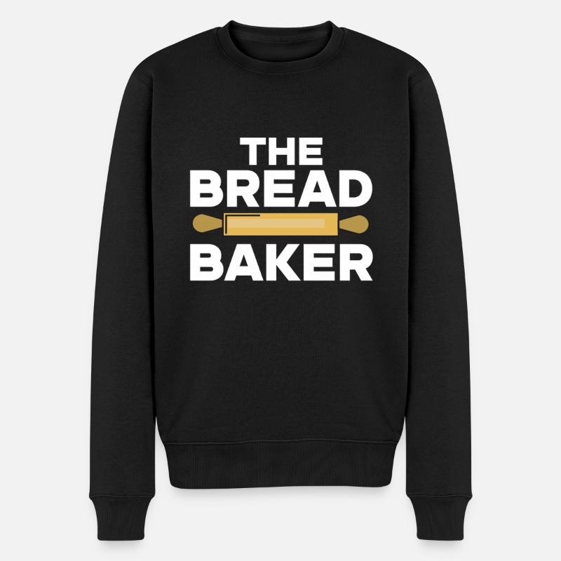 Baking Bakery Baker - Männer Premium Bio Pullover - Schwarz