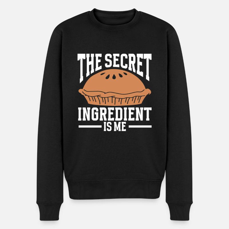 Baking Bakery Baker - Men's Premium Organic Jumper - black