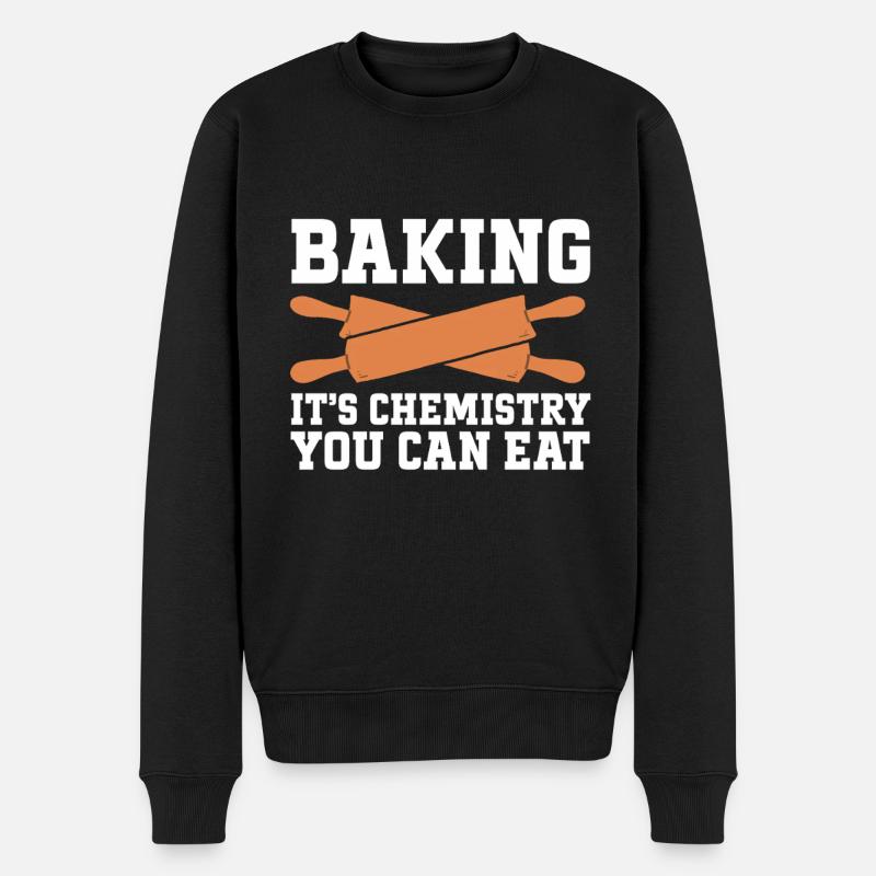 Baking Bakery Baker - Männer Premium Bio Pullover - Schwarz