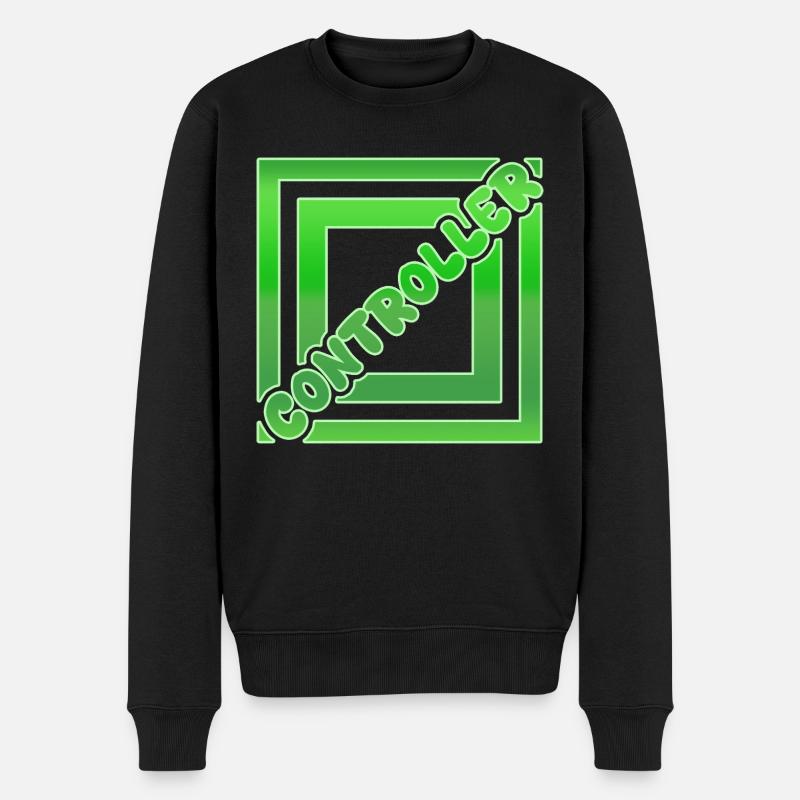 Contrôleur - Pull Premium bio Homme - noir