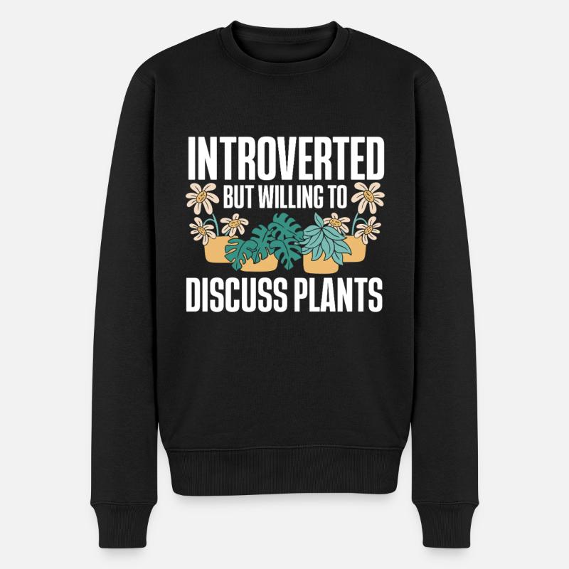 Jardinage Horticulture Jardinier - Pull Premium bio Homme - noir