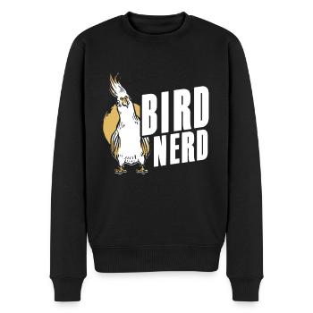 Bird Watching Cute Bird Lover - Männer Premium Bio Pullover - Schwarz - Vorne - Nico (187cm)