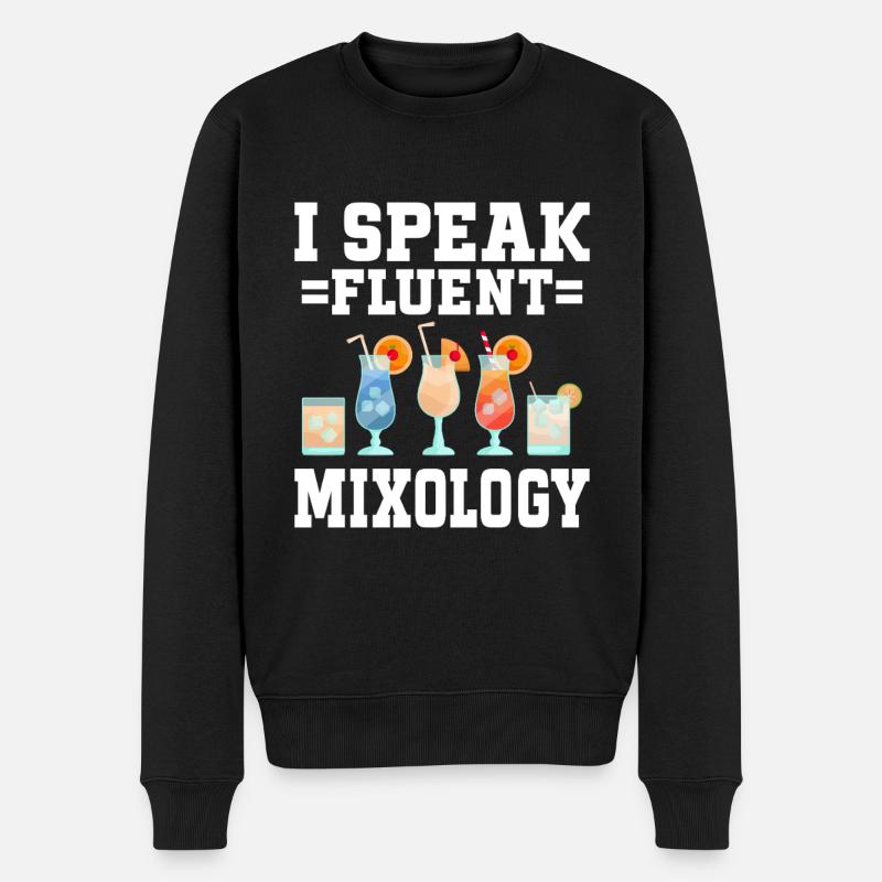 Mixologue, Barman, Barman, Mixologie - Pull Premium bio Homme - noir