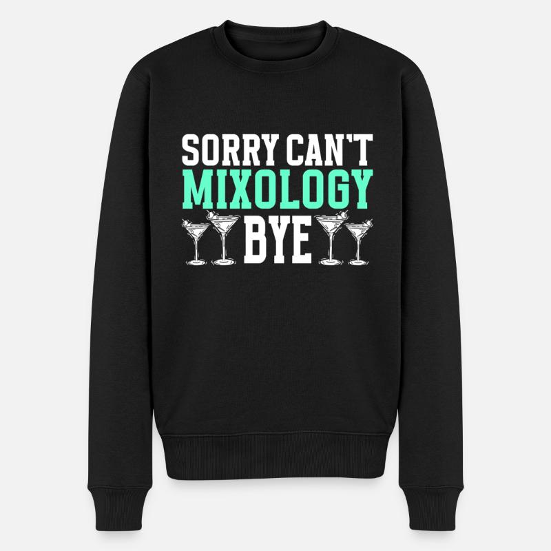 Mixologist, Bartender, Bartender, Mixology - Men's Premium Organic Jumper - black