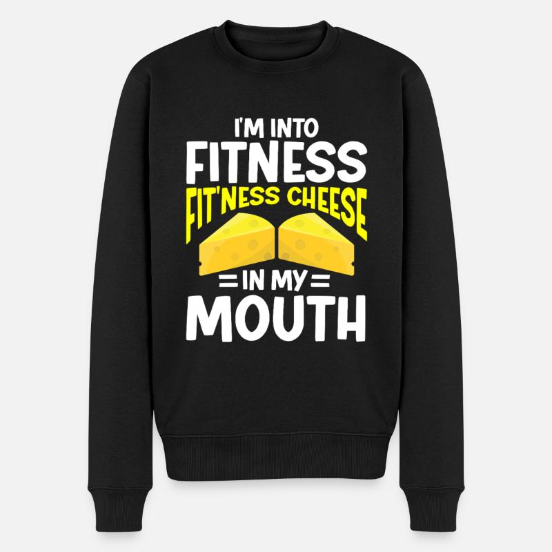 Cheese Making Cheese Lover - Männer Premium Bio Pullover - Schwarz