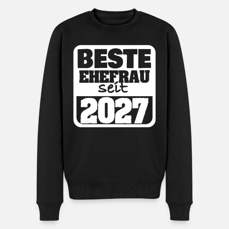 Amoureux 2027 - Pull Premium bio Homme - noir