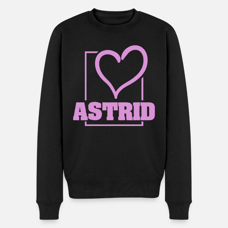 Astrid : Bachelorette - Pull Premium bio Homme - noir