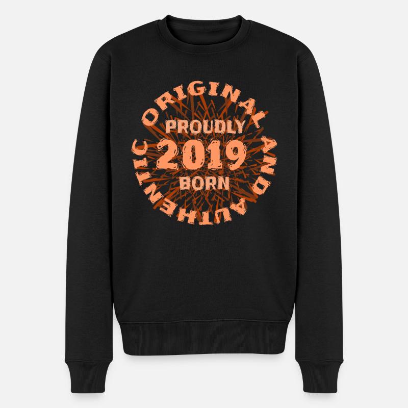Original 2019 - Männer Premium Bio Pullover - Schwarz