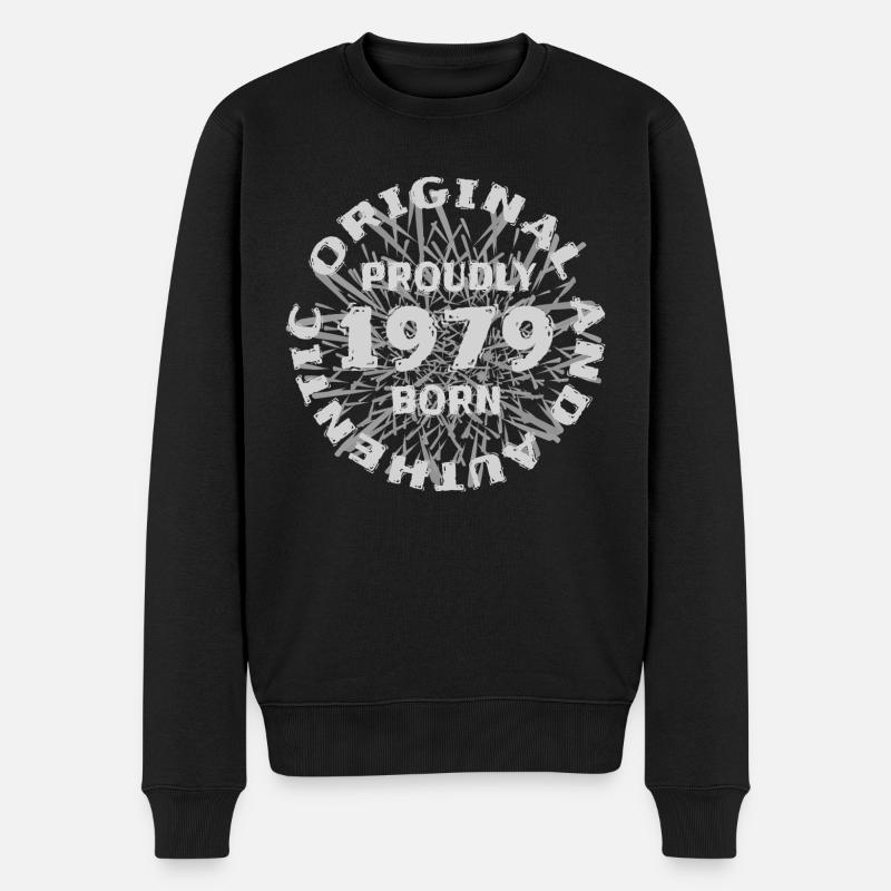 Arbeit 1979 - Männer Premium Bio Pullover - Schwarz