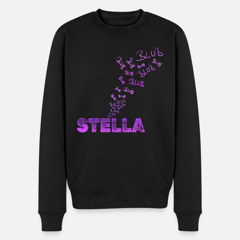 Amusant Stella - Pull Premium bio Homme - noir