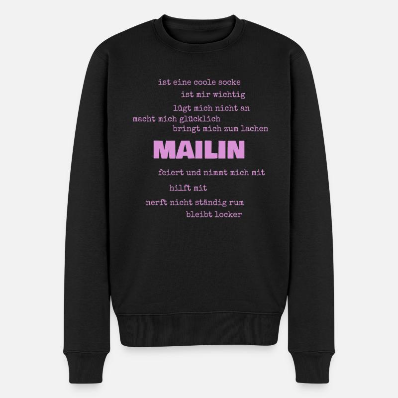 Cadeau pour Mailin - Pull Premium bio Homme - noir