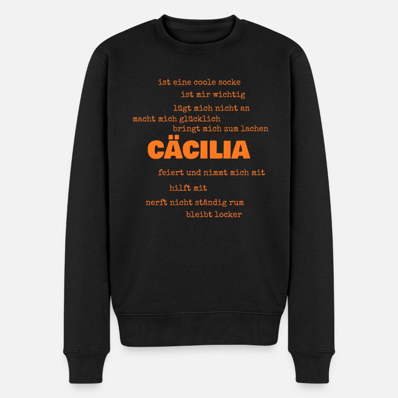 Proverbes Cécile - Pull Premium bio Homme - noir