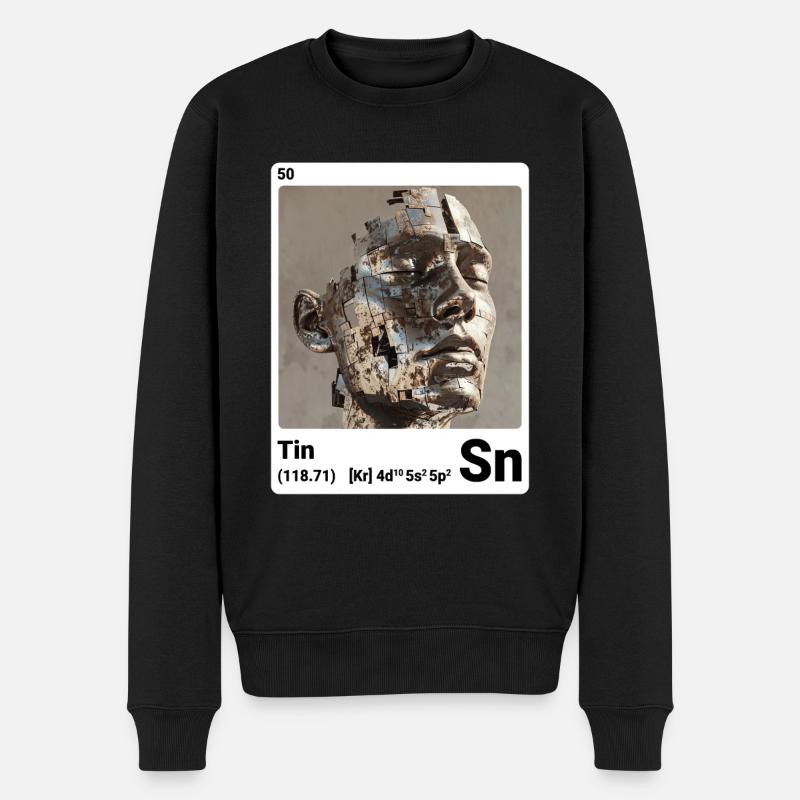 AI am Tin (wt) - Pull Premium bio Homme - noir