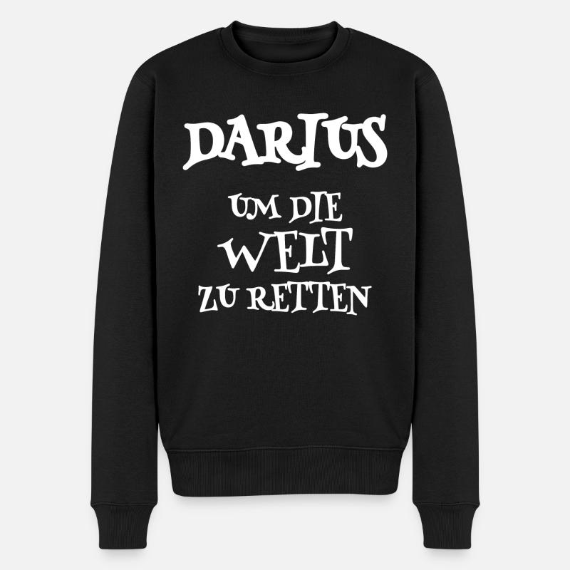 Cadeau pour Darius - Pull Premium bio Homme - noir