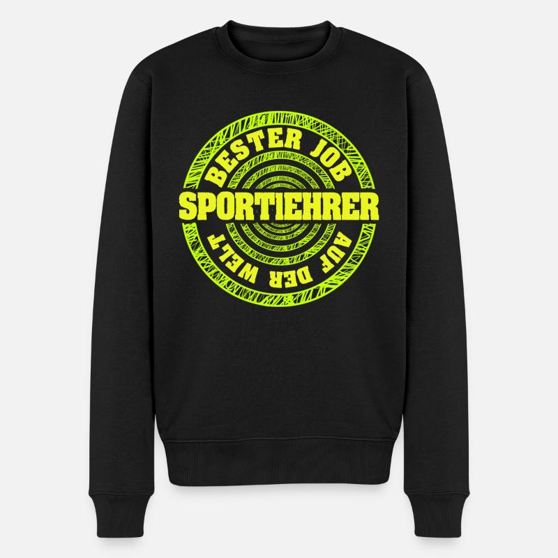 Sportlehrer als Job - Männer Premium Bio Pullover - Schwarz