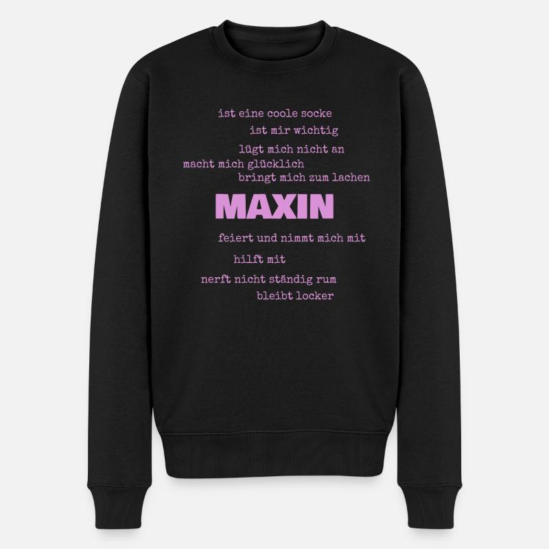 Maxin - Pull Premium bio Homme - noir