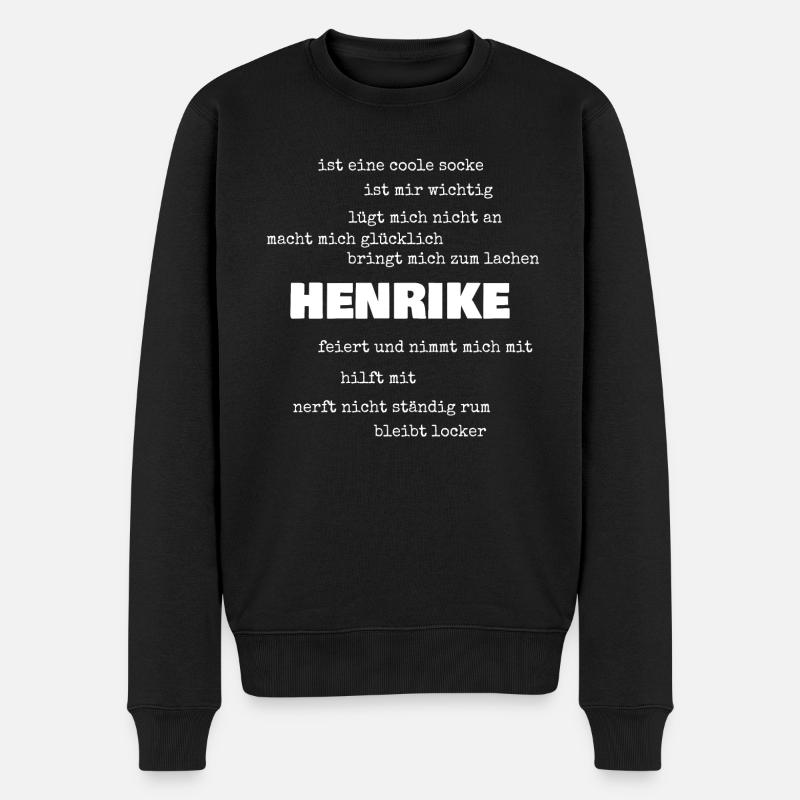 Cadeau pour Henrike - Pull Premium bio Homme - noir