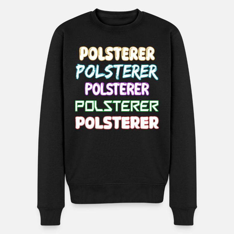 Métier de tapissier - Pull Premium bio Homme - noir