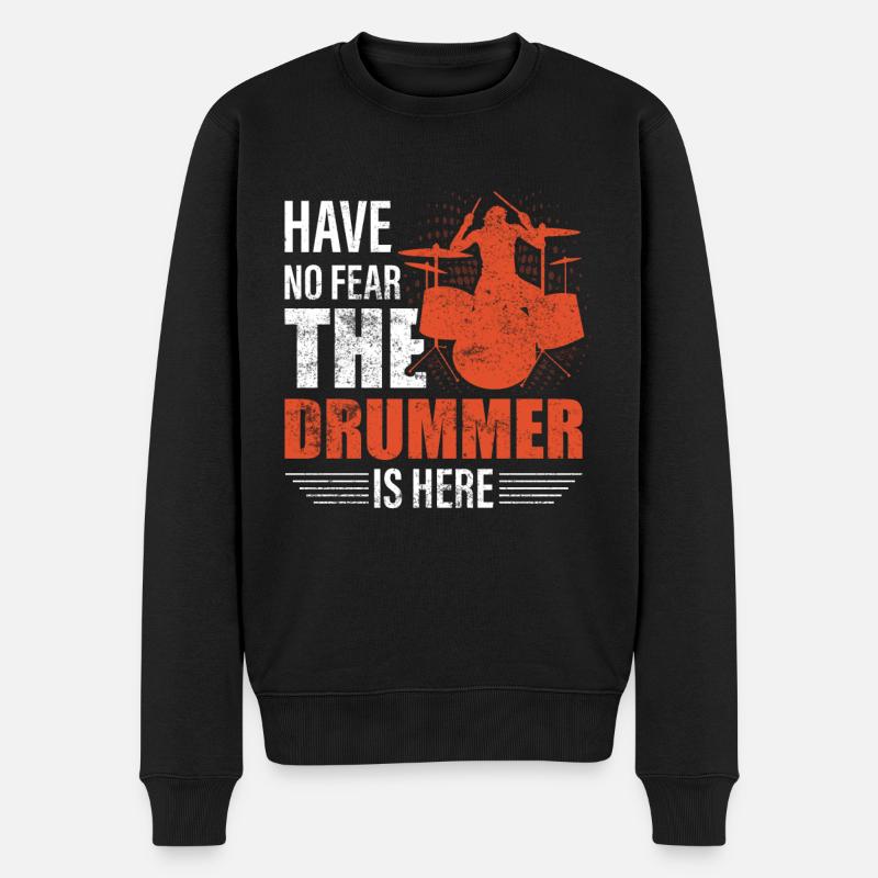 Batteur batteur batteur - Pull Premium bio Homme - noir