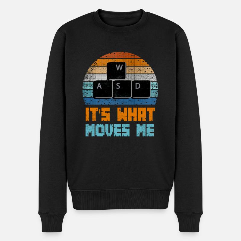 PC Gamer Geschenk - Männer Premium Bio Pullover - Schwarz