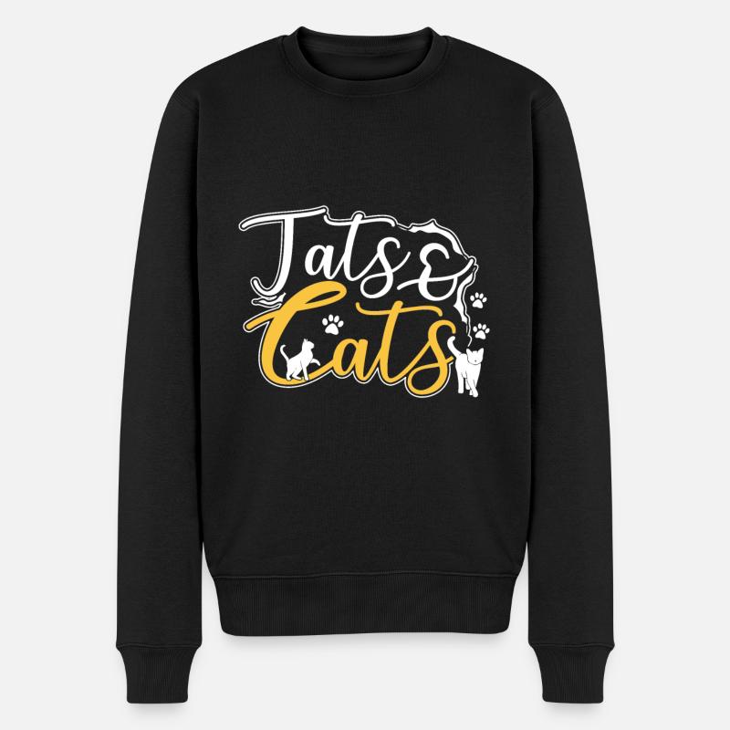 Tats & Chats - Pull Premium bio Homme - noir