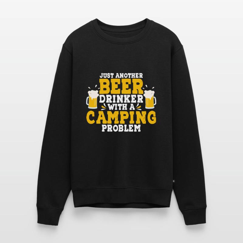 Just another beer drinker with camping problems Men's Premium Organic Jumper