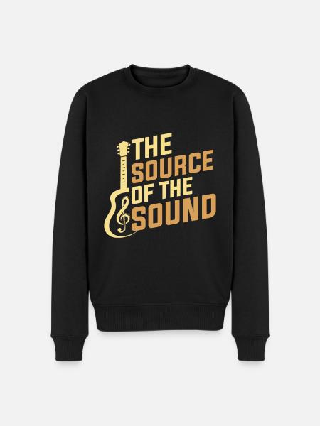 The source of sound - Men's Premium Organic Jumper - black