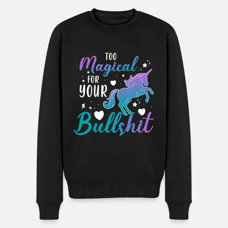 Trop magique pour votre - Pull Premium bio Homme - noir