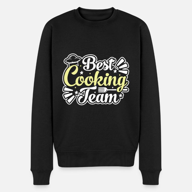 Meilleure équipe de cuisine - Pull Premium bio Homme - noir
