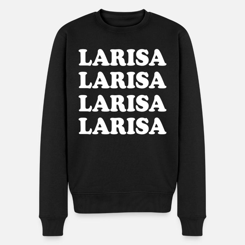Nom Larisa - Pull Premium bio Homme - noir