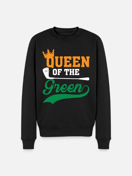 Queen of the Green - Men's Premium Organic Jumper - black