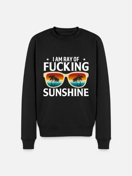 I'm the fucking sunshine - Men's Premium Organic Jumper - black