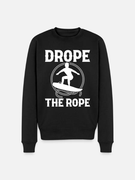 Drope The Rope - Men's Premium Organic Jumper - black