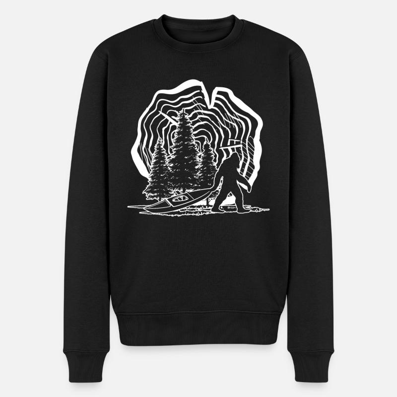 Kayak Kayak d’eau vive « Boat-adventure » - Pull Premium bio Homme - noir