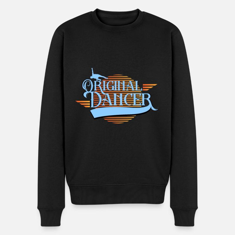 Original Dancer - Männer Premium Bio Pullover - Schwarz