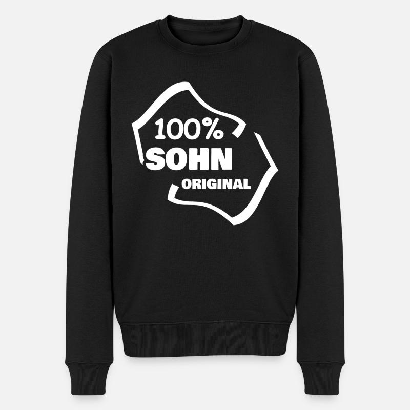 Profession : Fils - Pull Premium bio Homme - noir