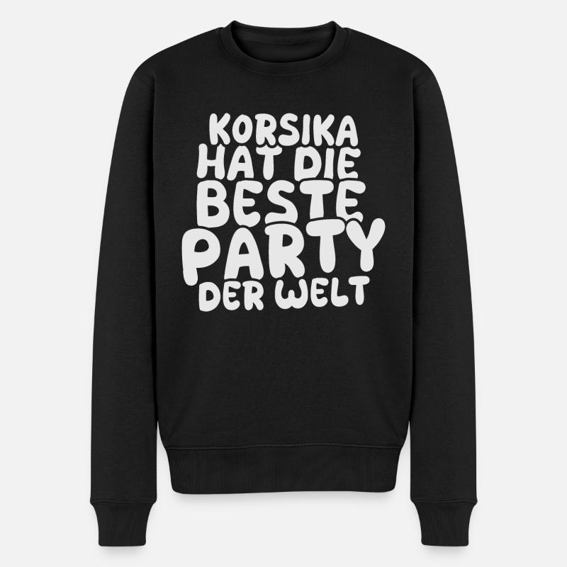 Corse - Pull Premium bio Homme - noir
