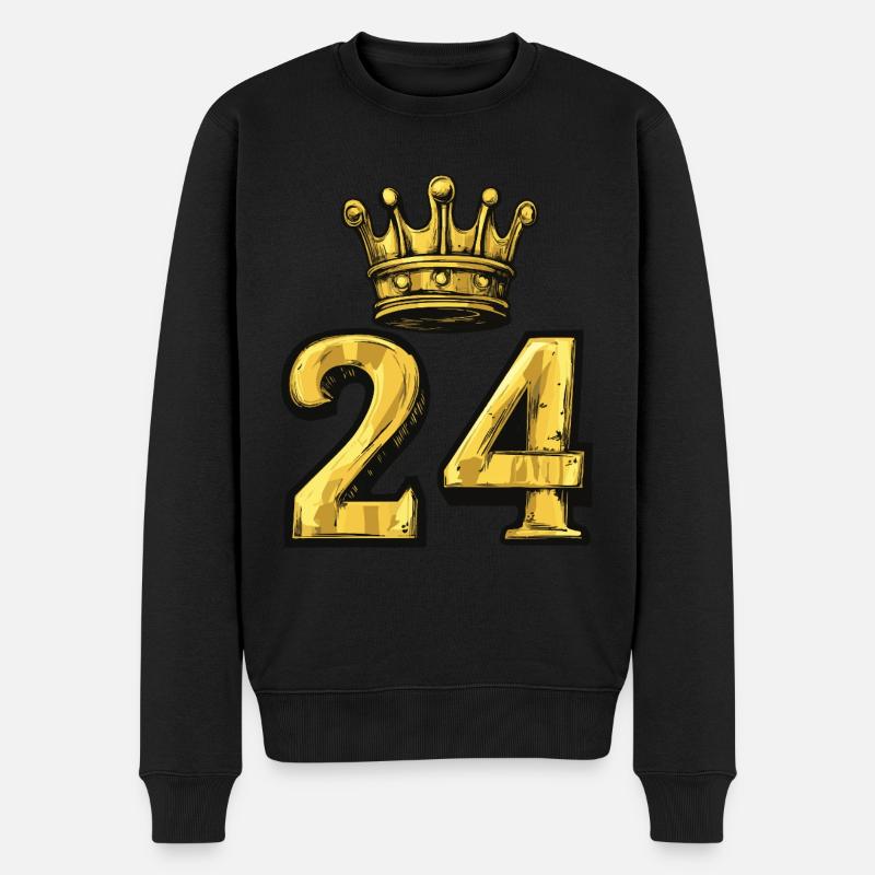 Couronne à 24 chiffres - Pull Premium bio Homme - noir