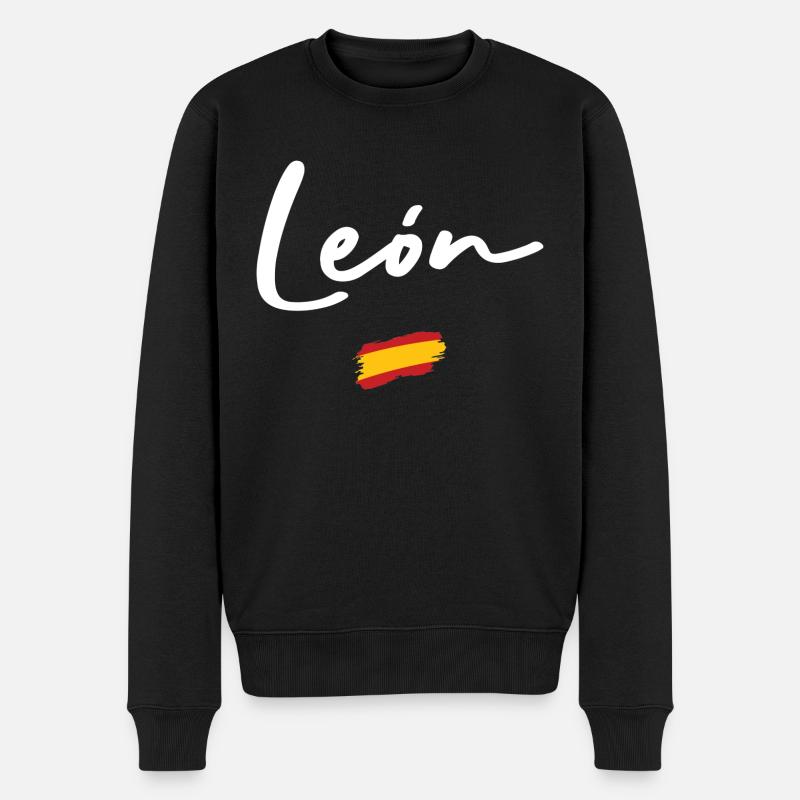 León - Pull Premium bio Homme - noir