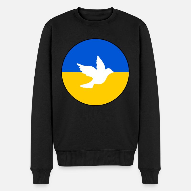 Ukraine - Pull Premium bio Homme - noir