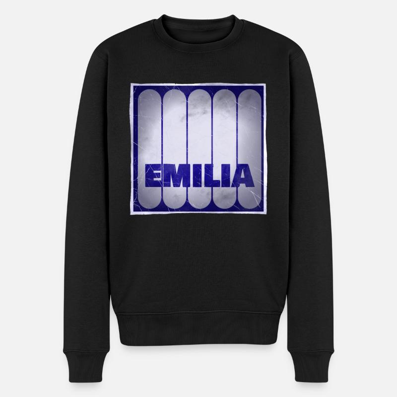 Emilia - Pull Premium bio Homme - noir